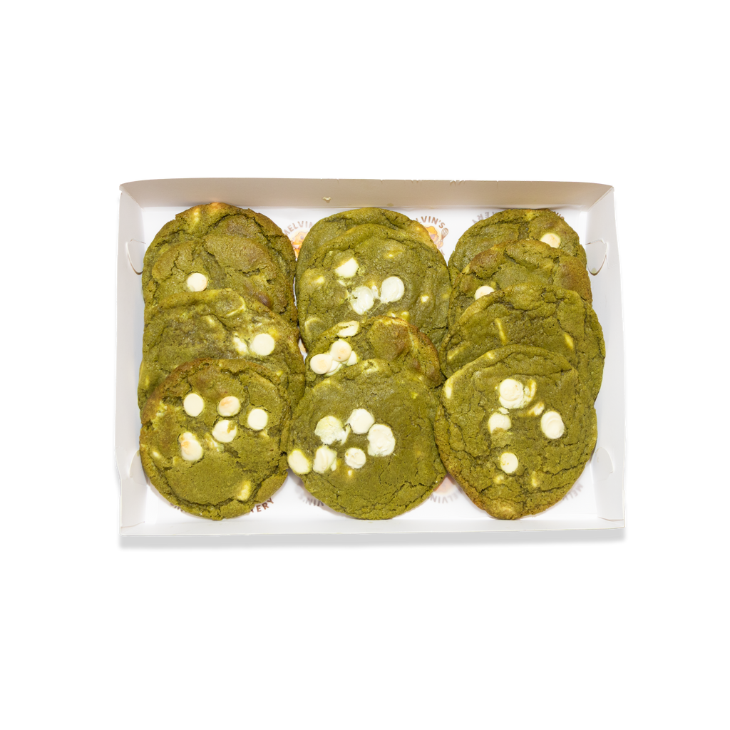 Box of 12 matcha cookies