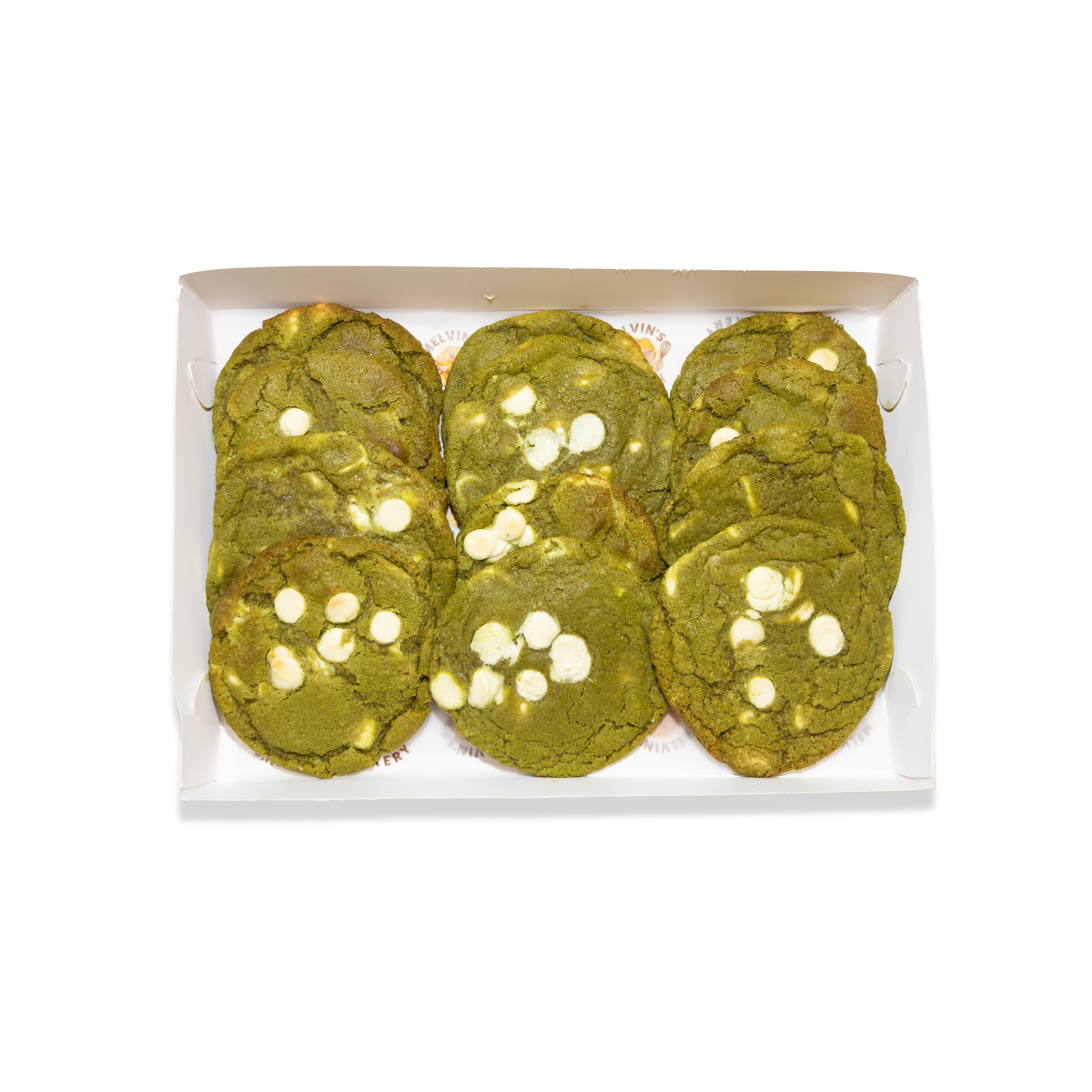 Box of 12 matcha cookies