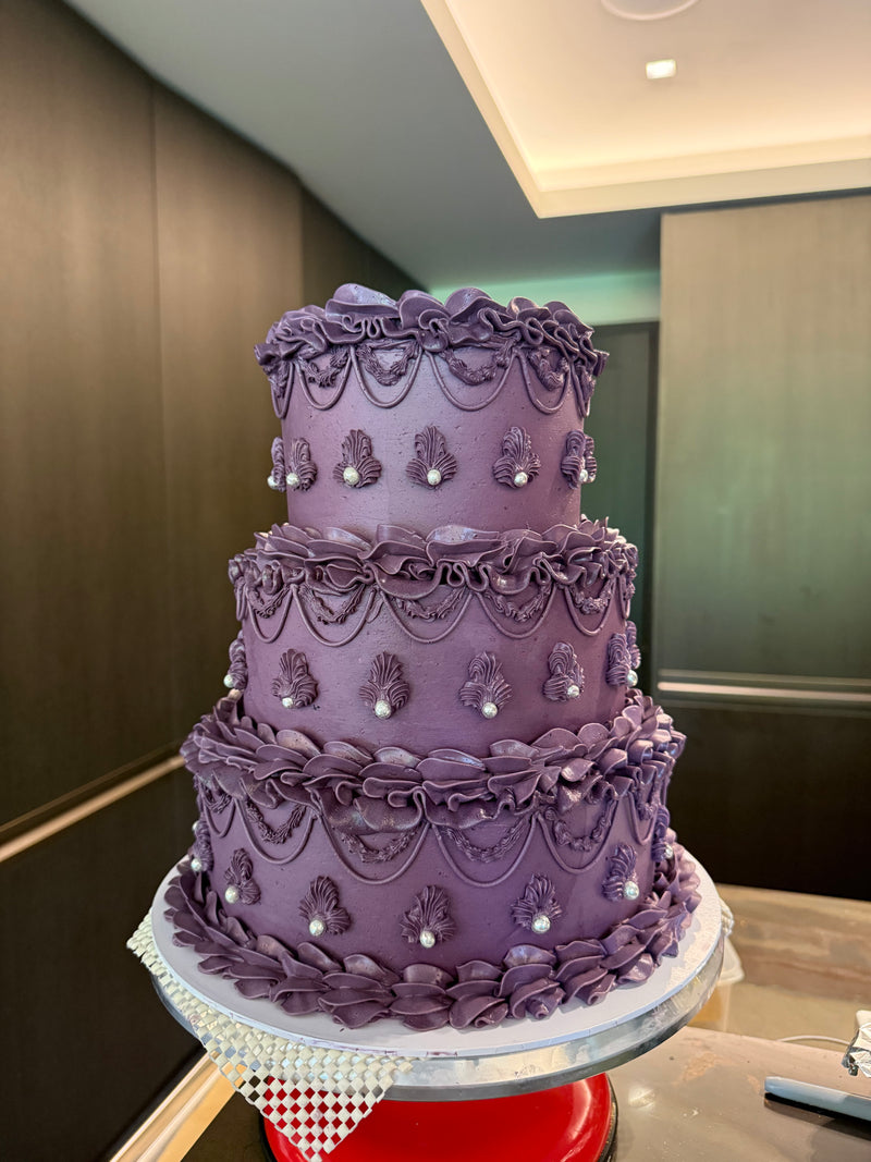 Purple Vintage Cake