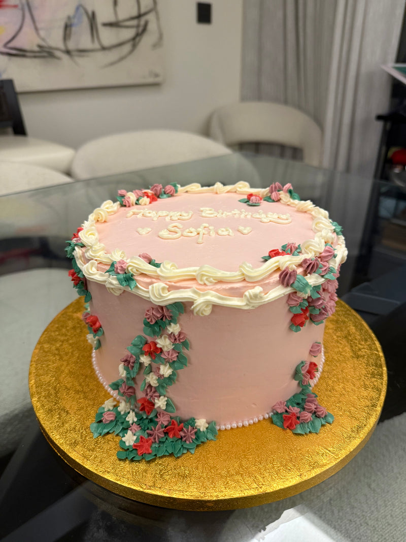 Floral Vintage Cake