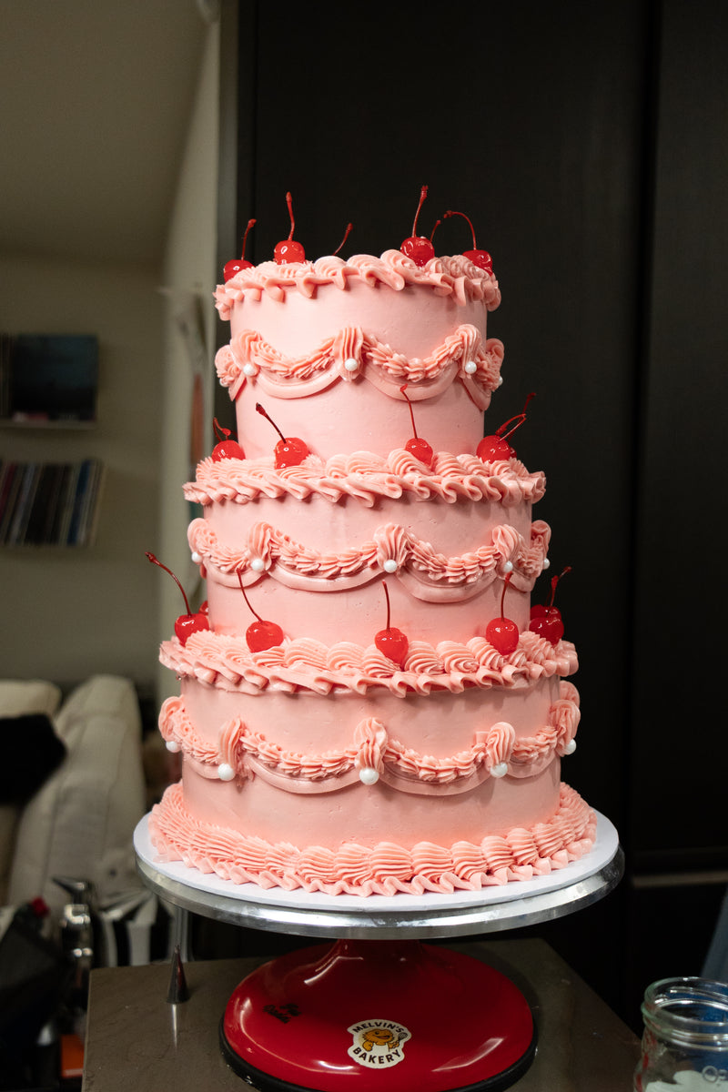 Pink Vintage Cake